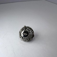 Vintage Sterling Silver Birdcage Charm Pendant Bird on Swing Cottage Victorian