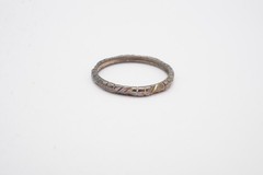 Vintage Sterling Silver 925 Ring Size 8.5 Textured V4