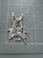Vintage Hartmans Durango Cowboy 925 Sterling Silver Buffalo Bull Rider Brooch