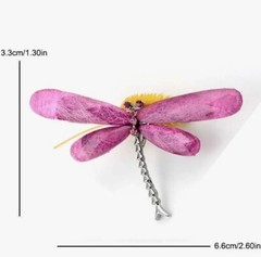 Costume Jewelry Dragonfly Brooch Metal Synthetic Stone
