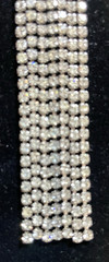 VTG KRAMER OF NEW YORK RHINESTONE WATERFALL TASSEL STATEMENT BROOCH PIN 3-7/8″ L