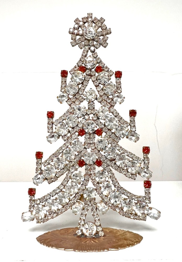 A NICE CHRISTMAS TREE rich in STONES, SIGNATURE HUSAR.D k-205