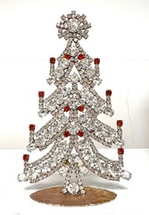 A NICE CHRISTMAS TREE rich in STONES, SIGNATURE HUSAR.D k-205