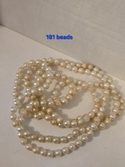 Vintage Fancy Pop Bead Assorted Faux Pearl Tones And Shapes Necklaces