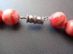 Vintage Pink Salmon /Angel Skin Coral Necklace Beads 84 gr