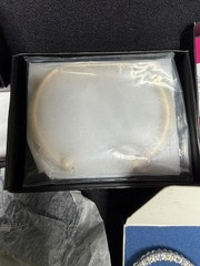 AVON set (necklace, earrings, watch), 6 pieces. Non-precious metal