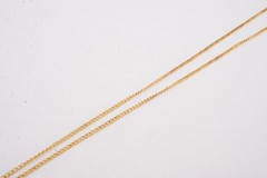 Vintage Gold Filled Mother Mary Religious Medal Necklace 17.75″