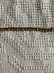 SPEIDEL ID Bracelet USA Brushed Gold Tone 9” Link Bracelet NIB