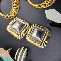 1980s Retro Vintage Earrings Lot of 13 Pierced Earring Pairs