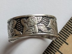 Vintage men’s ring sterling silver 925 Size 10 Weight 4.97 g. Ukrainian jewelry.