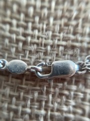 Vintage 925 LG Signed LIND GAL Sterling Silver Triple Chain 18” Necklace