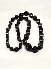 Vintage Natural Baltic Amber Necklace Rich Cognac Freeform Beads 30″ 75.73g