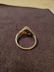 Antique Art Deco 1920’s 14k White Gold Diamond Filligree Engagement Ring .30ct