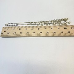Rhinestone and Imitation Pearl Necklace Graduated Dangle Classic Old Money
