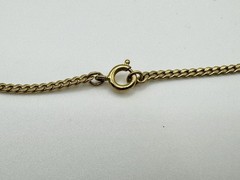 Vintage 60’s Gold Tone Prayer Praying Hands Diamond Shape Pendant Necklace MCM