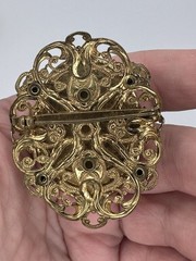 9 Piece Vintage Cameo Lot. Trinket Box, Florenza Brooch/pendant, W Germany