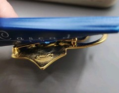 Vintage TONA NURSE PIN BROOCH My Patients Are #1 GOLDTONE White Red ENAMEL HEART