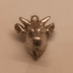3 Western Sterling Silver Charms – Bull head / Chaps / Wheel / Wagon
