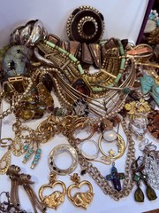 Vintage Estate Costume Jewelry Lot! AVON, MONET and more!