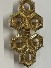1980’s Vintage Mimi D N gold plated belt buckle
