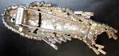 ROGER JEAN PIERRE 1962 French Depose RARE Rhinestone Figural Fish Fur Clip