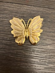 Vintage AAI Gold Tone Butterfly