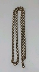 STERLING SILVER CURB LINK CABLE CHAIN MENS WOMENS UNISEX NECKLACE ITALY 20″