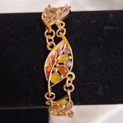A Vintage Lauren Conrad Women’s Bracelet Leaves Rhinestones Granny Core