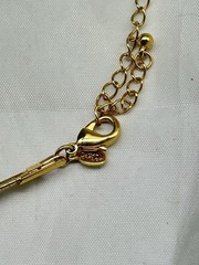 Vintage Joan Rivers Goldtone Metal Simple Collar Necklace With Extender