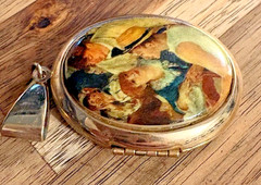 ROXSANN Large Pendant RENOIR Boating Party that opens
