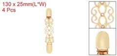 4PCS Hat Clips for Travel, Alloy Retro Cardigan Clip, Gold