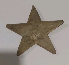 Nepal Star Pendant Gold Brass Tone Amulet Pendant