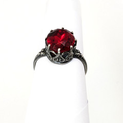 Vintage Luxury Soviet RING Silver⭐875 stamp Star USSR -size: 8US (18.5mm) UA #97