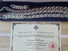 Camrose & Kross JBK J Kennedy Multi-Color Necklace Bracelet Extender Set Box COA