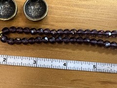 LaVintage Brand Necklace & Earring Set Purple Stone Green Blue Lot La Vintage