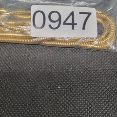 Vintage Gold Tone Snake Chain Necklace Smooth Flexible Chain