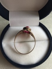 Rings silver 875 gold Plated Russian Soviet Silver vintage USSR old