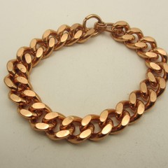Vintage Copper Bracelet Cuban Curb Link