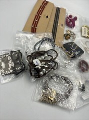 Lot of 18 Pieces Costume Jewelry Assorted Necklaces Earrings Bracelets Rings