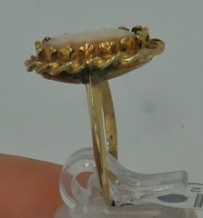 10KT ROSE GOLD CAMEO RING SIZE 6.75 ; 4.3 GRAMS FREE SHIPPING