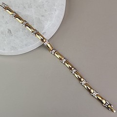 Vintage Chain Bracelet X Multi-Tone 7.25″