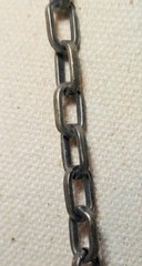 Chunky VCLM Signed Necklace Metal & Glass Beads Zebra Inspired Center 14-17″