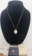 Vintage Fuller Brush Company Floral Fantasy Neck Pendant (JLY0281)