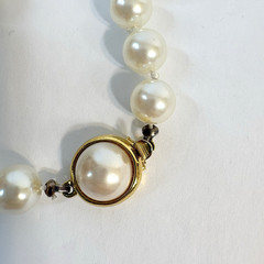 Vintage Carolee 3 Piece Set Necklace Bracelet & Earrings Faux Pearl Multi Strand