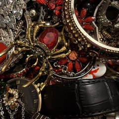 Vintage to Now Jewelry Lot, All Wearable Untested. No Broken. Box A10