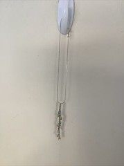 vintage silver 925 waterfall Artist Signed necklace Crystal