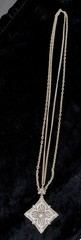 VintagePendant Necklace by Celebrity 30” long Boho Gothic Hippie Biker Costume