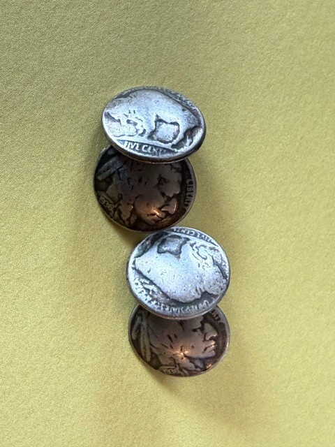 STUBBS Buffalo Nickel Cufflinks