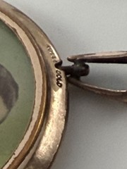 Edwardian Rolled Gold Double Sided Momento Mori Mourning Photo Locket 2 Photos