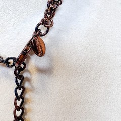 Chico’s Haute Couture Runway Large Stone Bib Necklace Retired Copper Multi Color